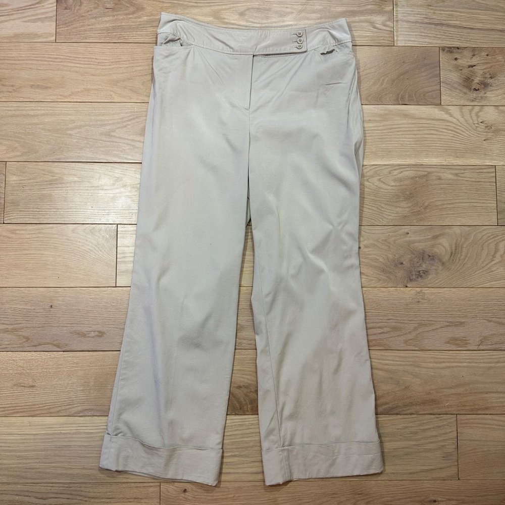 Ann Taylor LOFT Stretch Tan Capris | Size: 10